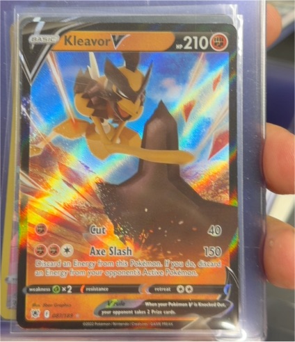 2022 Pokémon Astral Radiance #087 Kleavor V — front
