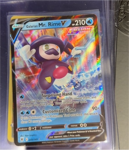 2023 Pokemon TCG Astral Radiance #049 Galarian Mr. Rime V — front