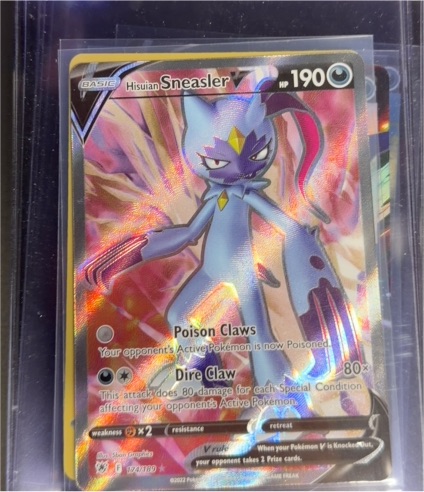 2023 Pokémon Astral Radiance #174 Hisuian Sneasler V — front
