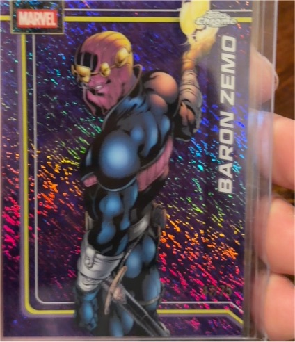 2026 Topps Chrome Marvel Comics #009 Baron Zemo — front