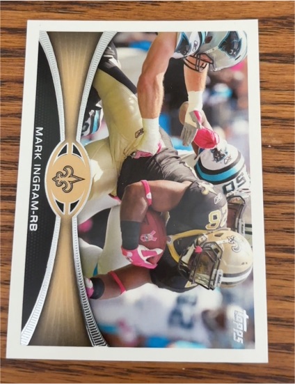 2012 Topps #106 Mark Ingram — front