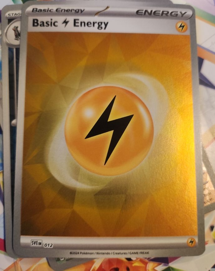 2024 Pokémon SVE 012 Basic Lightning Energy — front