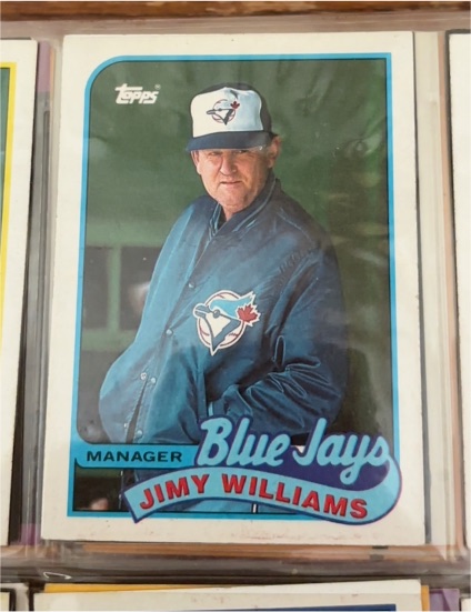 1989 Topps #594 Jimy Williams Toronto Blue Jays — front
