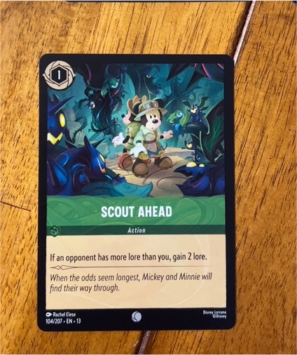 2026 Disney Lorcana #104/207 Scout Ahead — front