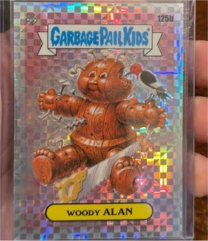 2021 Topps Chrome Garbage Pail Kids Series 4 #125b Woody Alan — front