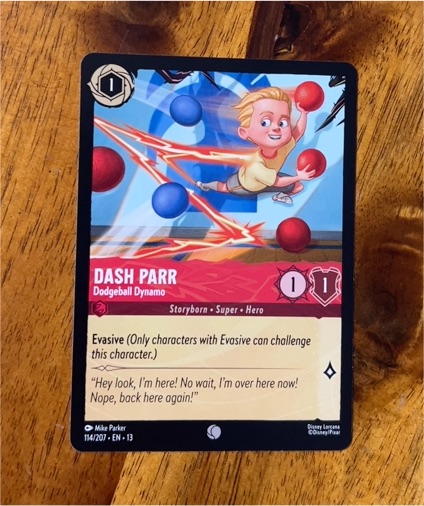 2023 Disney Lorcana #114/207 Dash Parr - Dodgeball Dynamo — front