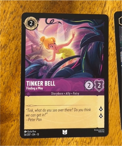 2023 Disney Lorcana #56/207 Tinker Bell - Finding a Way — front