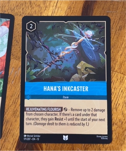 2023 Disney Lorcana Attack of the Vine! #171/207 Hana's Inkcaster — front
