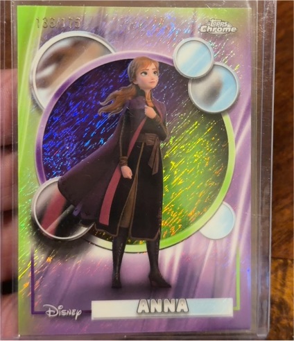 2026 Topps Chrome Disney #169 Anna — front