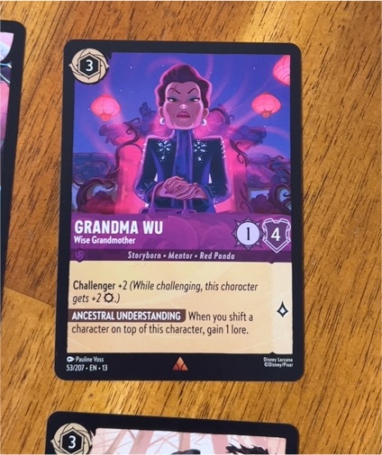 2023 Disney Lorcana Attack of the Vine #53/207 Grandma Wu — front