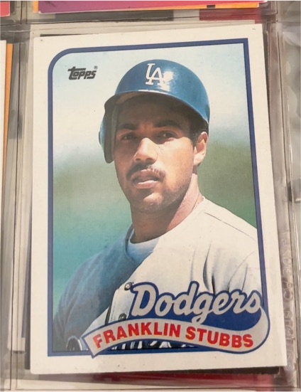 1989 Topps #697a Franklin Stubbs — front