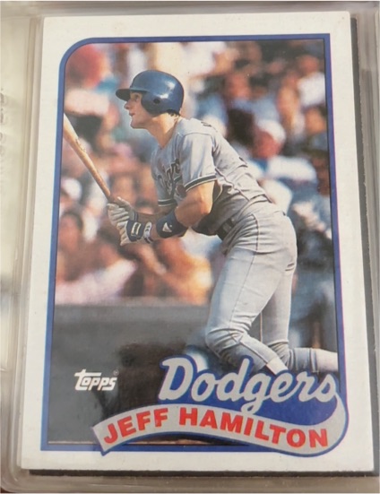1989 Topps #736 Jeff Hamilton — front
