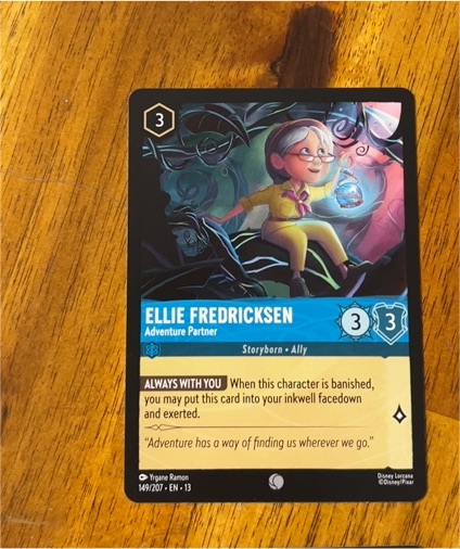 2023 Disney Lorcana #149 Ellie Fredricksen — front