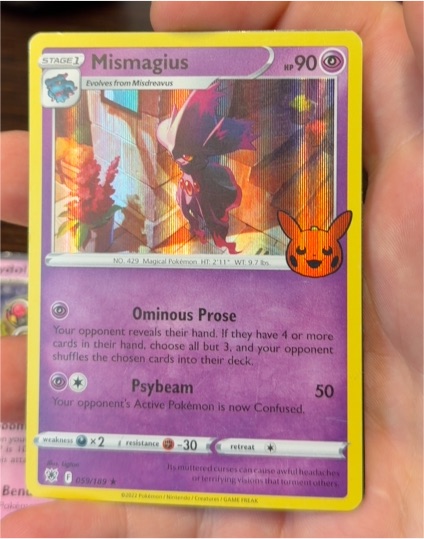 2022 Pokémon Trick or Trade #059 Mismagius — front
