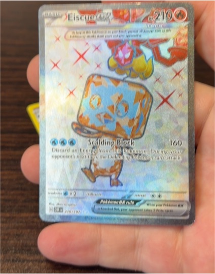 Eiscue ex 210/197 SV03 Obsidian Flames Holo — front