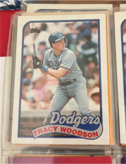 1989 Topps #306 Tracy Woodson — front