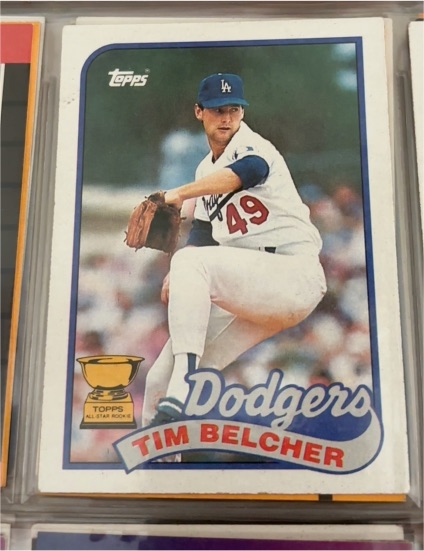 1989 Topps #456 Tim Belcher — front