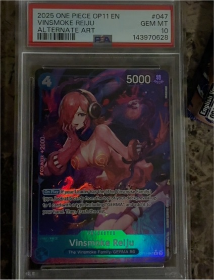2025 One Piece OP11 #047 Vinsmoke Reiju Alternate Art — front