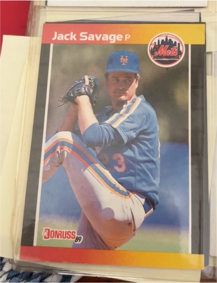 1989 Donruss #618 Jack Savage — front