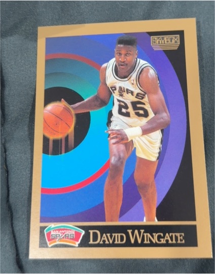 1990-91 SkyBox #262 David Wingate — front