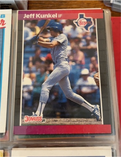 1989 Donruss #496 Jeff Kunkel — front