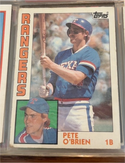 1984 Topps #534 Pete O'Brien — front