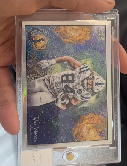2025 Topps Cosmic Chrome #STN-10 Tyler Warren — front