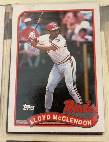 1989 Topps #644 Lloyd McClendon Cincinnati Reds — front