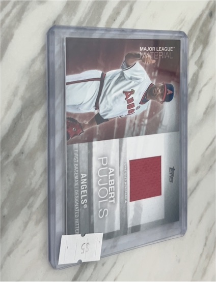 2020 Topps Major League Materials #MLM-AP Albert Pujols — front