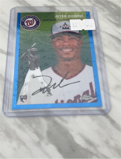 2023 Topps Chrome Platinum Anniversary #378 Jeter Downs — front