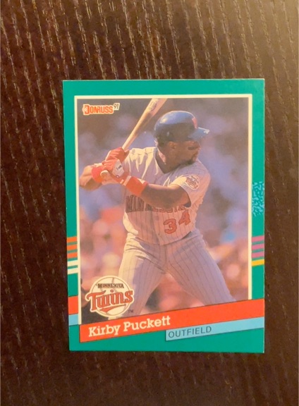 1991 Donruss #490 Kirby Puckett — front