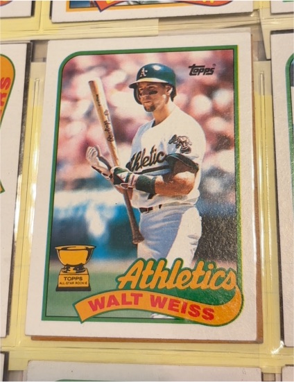 1989 Topps #316 Walt Weiss — front