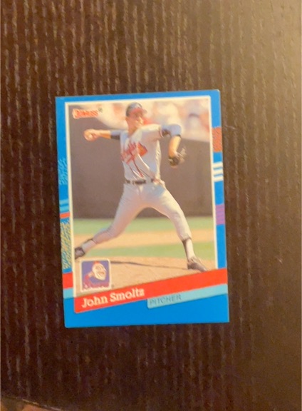 1991 Donruss #75 John Smoltz — front
