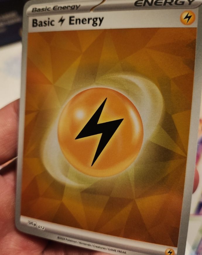 2024 Pokémon Scarlet & Violet #012 Basic Lightning Energy — front