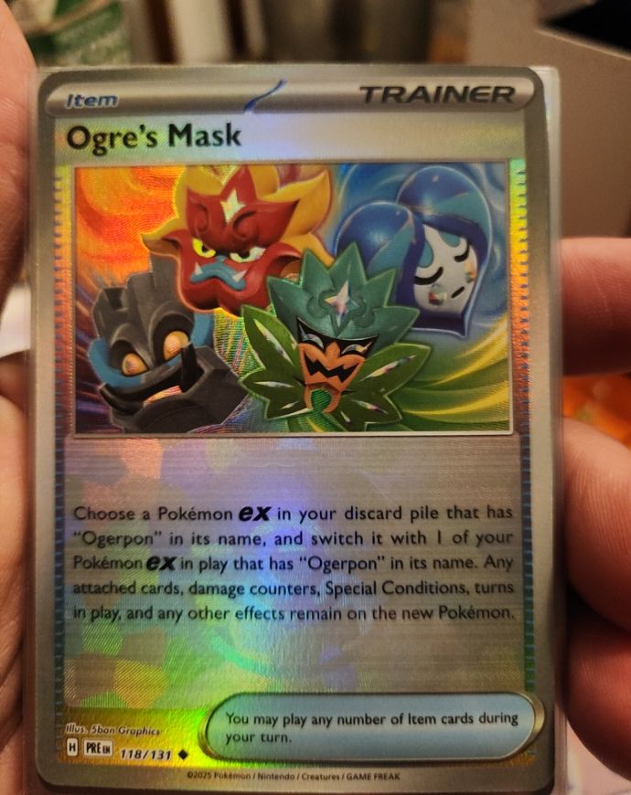 2025 Pokémon TCG #118 Ogre's Mask — front