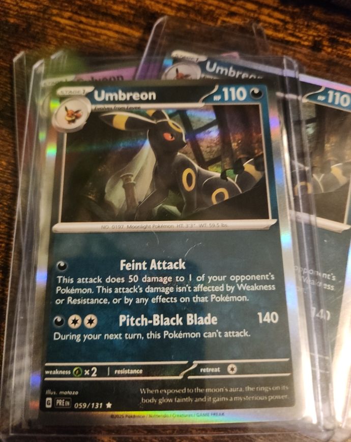 2025 Pokémon TCG Sv: Prismatic Evolutions #059 Umbreon — front