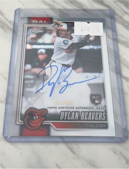 2026 Topps Chrome #RA-DB Dylan Beavers — front