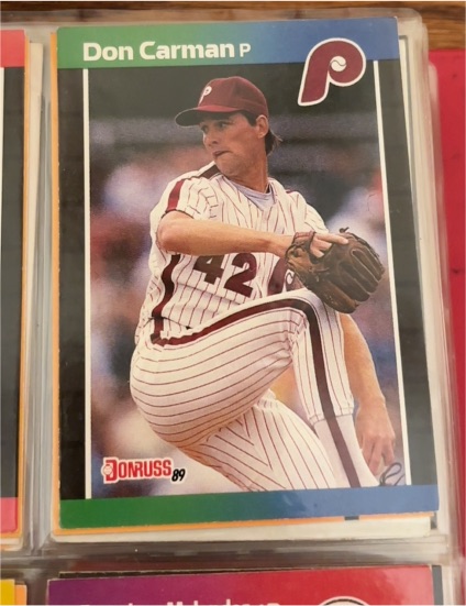 1989 Donruss #396 Don Carman — front
