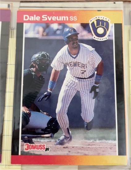 1989 Donruss #146 Dale Sveum Milwaukee Brewers — front