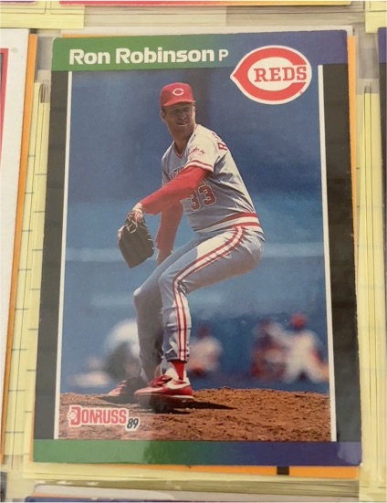 1989 Donruss #308 Ron Robinson Cincinnati Reds — front