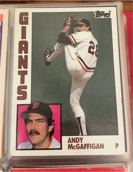 1984 Topps #31 Andy McGaffigan — front