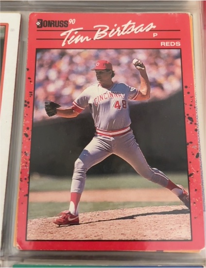 1990 Donruss #493 Tim Birtsas — front