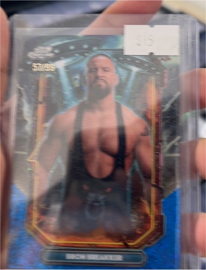 2026 Topps Chrome Cosmic WWE #ET-17 Bron Breakker Extraterrestrial Talent — front