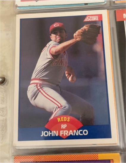 1989 Score #575 John Franco — front