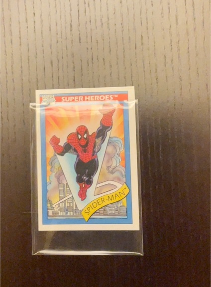 1990 Impel Marvel Universe #30 Spider-Man — front