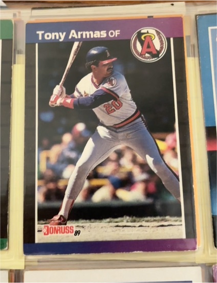1989 Donruss #580 Tony Armas — front