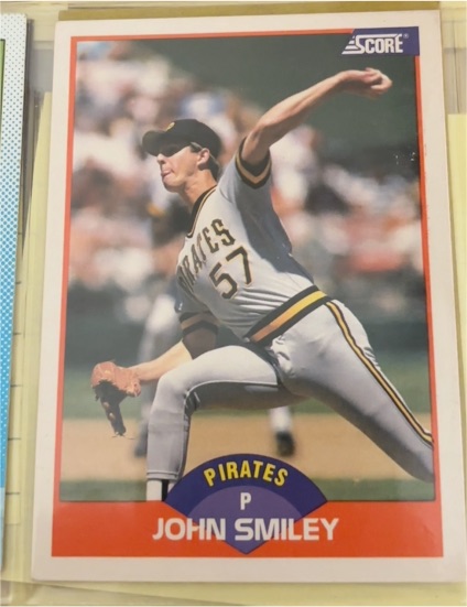 1989 Score #409 John Smiley — front