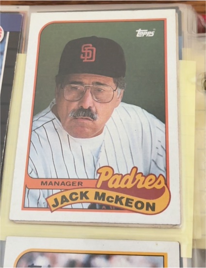 1989 Topps #624 Jack McKeon — front