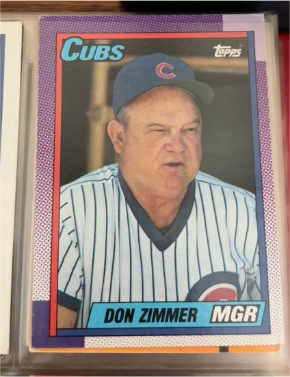 1990 Topps #549 Don Zimmer — front
