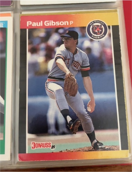 1989 Donruss Paul Gibson Detroit Tigers — front
